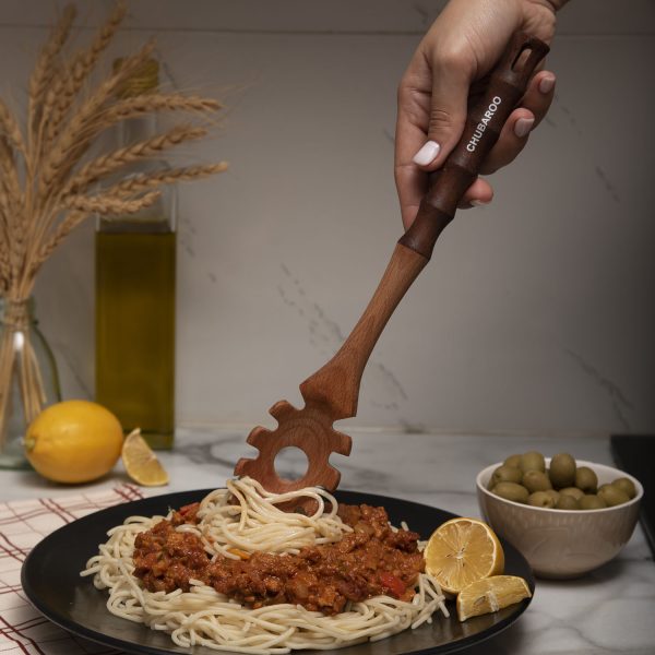 قاشق اسپاگتی دو رونگ