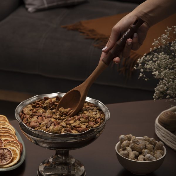 قاشق آجیل خوری دو رنگ