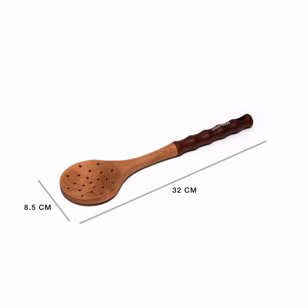 کفگیر سوراخ دار دو رنگ - تصویر 2